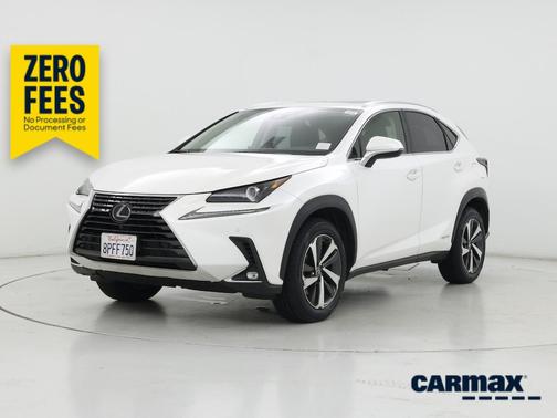White 2020 Lexus NX 300h