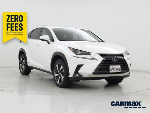 White 2020 Lexus NX 300h