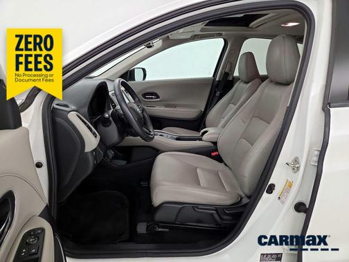 White 2019 Honda HR-V EX-L