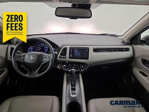 White 2019 Honda HR-V EX-L