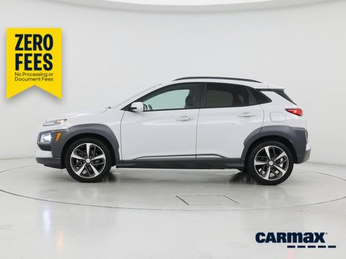 White 2019 Hyundai KONA Limited