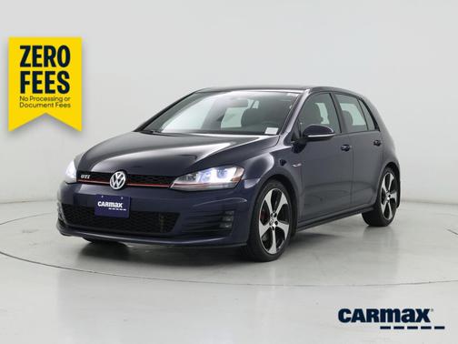 Blue 2015 Volkswagen Golf GTI SE