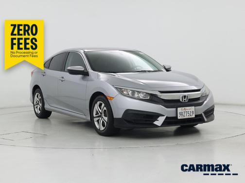 Gray 2018 Honda Civic LX