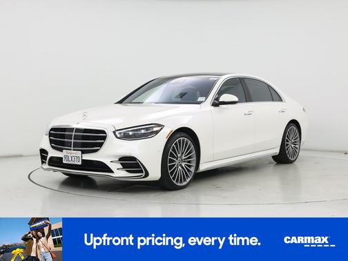 White 2022 Mercedes-Benz S-Class