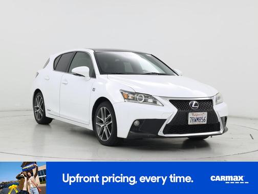 White 2016 Lexus CT 200h