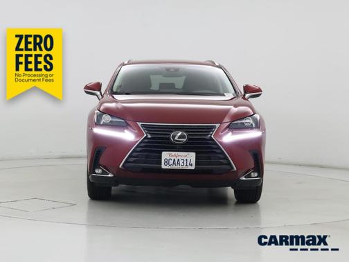 Red 2018 Lexus NX 300