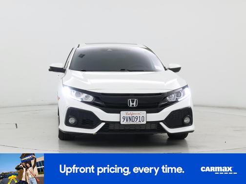 White 2019 Honda Civic EX