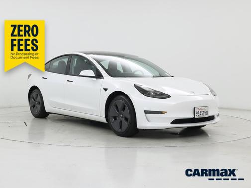 White 2021 Tesla Model 3 Standard Range Plus