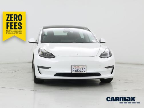 White 2021 Tesla Model 3 Standard Range Plus