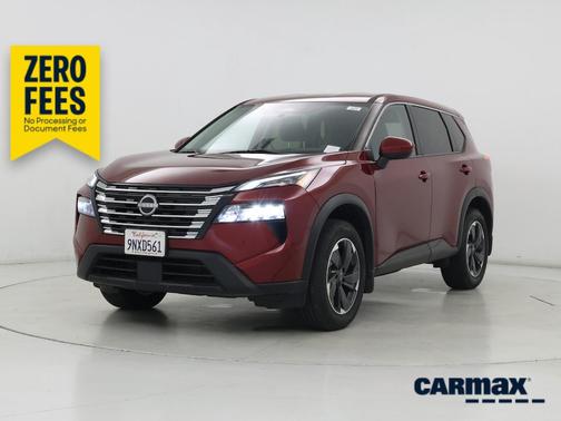 Red 2024 Nissan Rogue SV