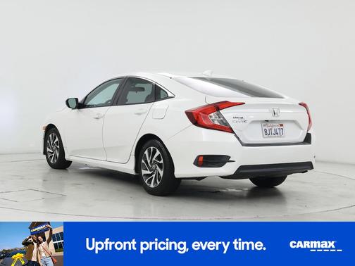 White 2018 Honda Civic EX