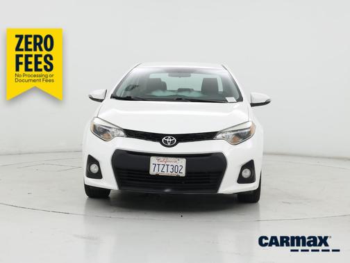 White 2014 Toyota Corolla S Plus