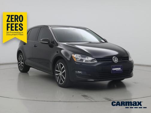 Black 2017 Volkswagen Golf SE