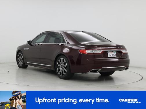 Burgundy 2017 Lincoln Continental Reserve