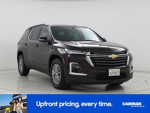 Burgundy 2023 Chevrolet Traverse LT Cloth