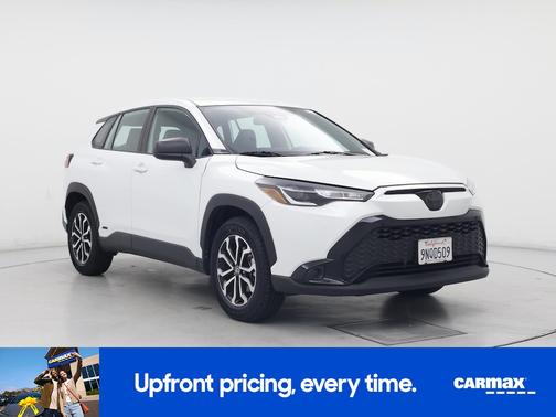 White 2024 Toyota Corolla Cross Hybrid S