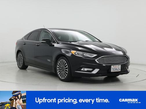 Black 2017 Ford Fusion Energi SE