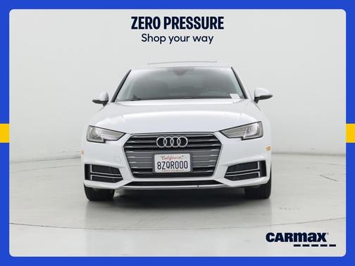 White 2018 Audi A4 Premium