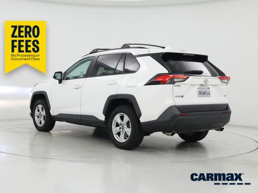 White 2019 Toyota RAV4 XLE