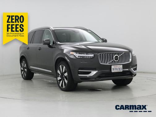 Gray 2023 Volvo XC90 Recharge Plug-In Hybrid T8 Ultimate