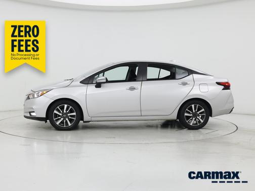 Silver 2021 Nissan Versa SV