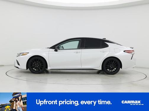 White 2019 Toyota Camry XSE