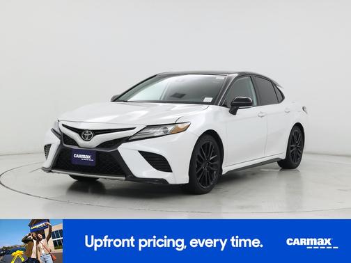 White 2019 Toyota Camry XSE