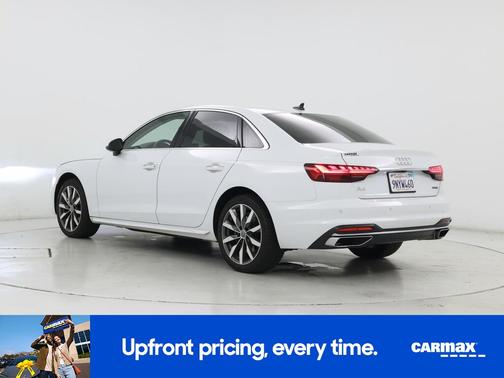 White 2021 Audi A4 Premium