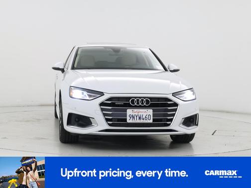 White 2021 Audi A4 Premium