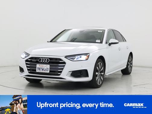White 2021 Audi A4 Premium
