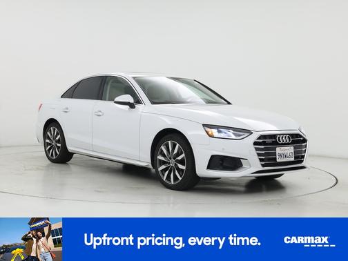 White 2021 Audi A4 Premium