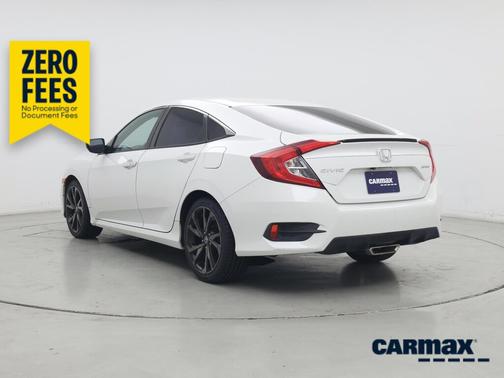 White 2019 Honda Civic Sport