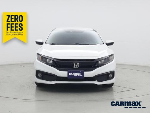 White 2019 Honda Civic Sport
