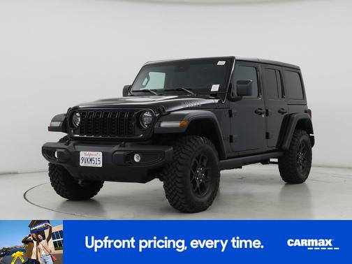 Black 2025 Jeep Wrangler Willy's