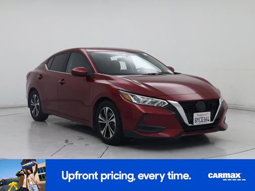 Red 2021 Nissan Sentra SV