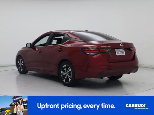 Red 2021 Nissan Sentra SV