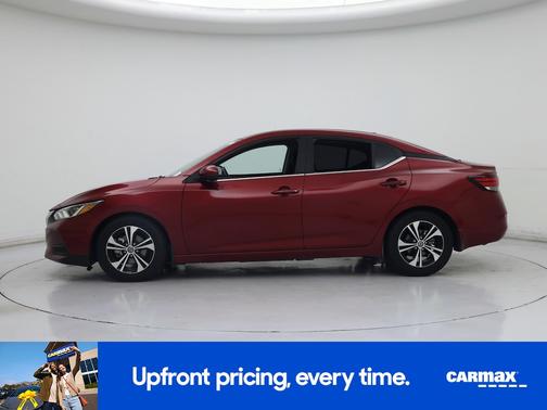 Red 2021 Nissan Sentra SV