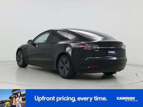 Black 2022 Tesla Model 3