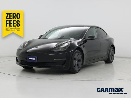 Black 2022 Tesla Model 3