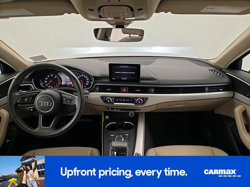 White 2018 Audi A4 Premium