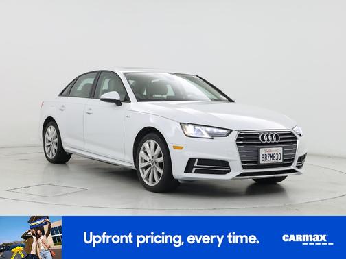 White 2018 Audi A4 Premium