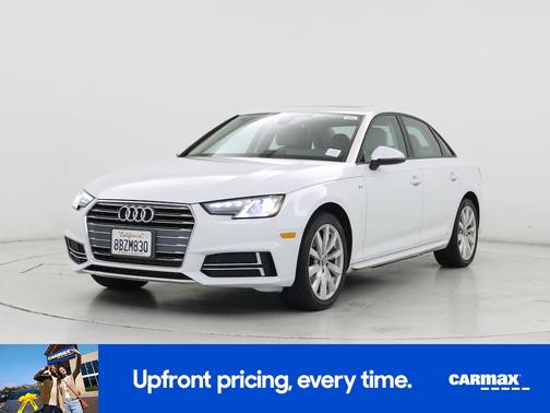 White 2018 Audi A4 Premium