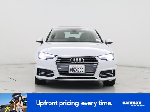 White 2018 Audi A4 Premium