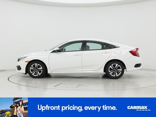 White 2018 Honda Civic LX