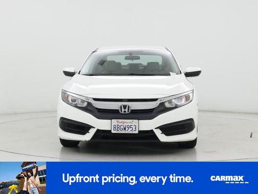 White 2018 Honda Civic LX