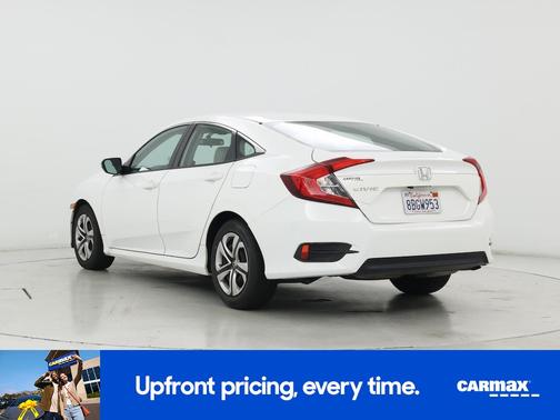 White 2018 Honda Civic LX
