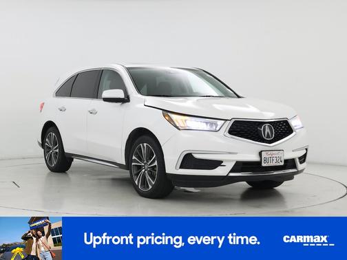 White 2020 Acura MDX Technology