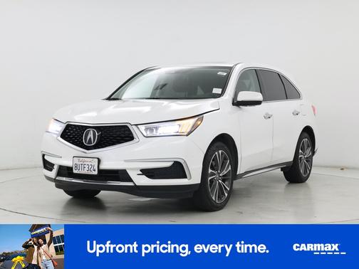 White 2020 Acura MDX Technology