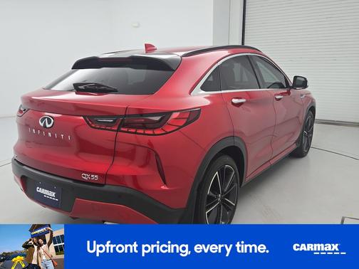 Red 2023 INFINITI QX55 Sensory