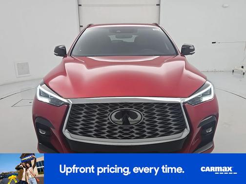 Red 2023 INFINITI QX55 Sensory